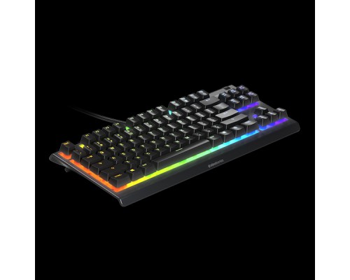 Клавіатура SteelSeries Apex 3 TKL UA USB Black (SS64831)