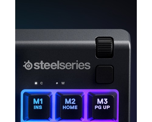 Клавіатура SteelSeries Apex 3 TKL UA USB Black (SS64831)