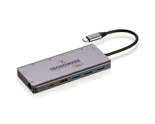 Порт-реплікатор TECNOWARE Dock Station USB TYPE-C 13 in 1 Adapter HUB (FHUB17692)
