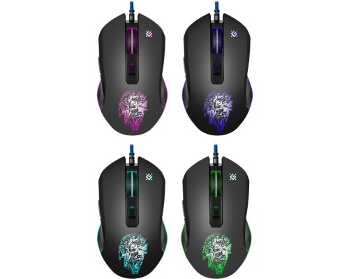 Мишка Defender Sleipnir GM-927 USB Black+ Килимок (52927)