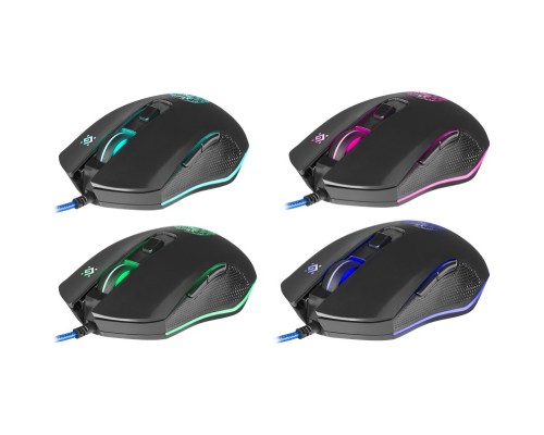 Мишка Defender Sleipnir GM-927 USB Black+ Килимок (52927)