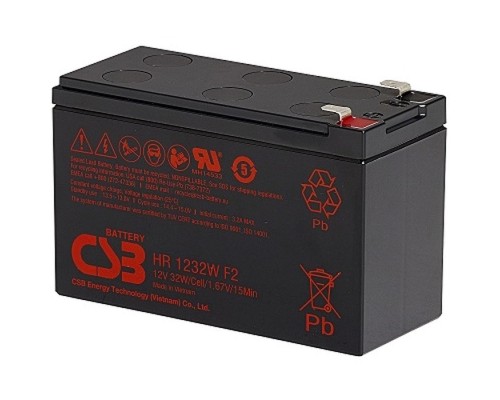 Батарея до ДБЖ CSB HR1232W, 12V 9Ah (HR1232W)