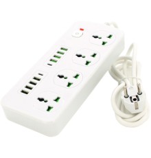 Мережевий фільтр живлення Voltronic TВ-Т91, 4роз, 8*USB+2PD White (ТВ-Т91-White)