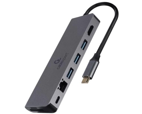 Концентратор Cablexpert USB-C 5-in-1 (A-CM-COMBO5-05)