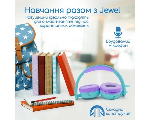 Навушники Promate Jewel Aqua (jewel.aqua)
