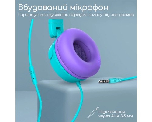 Навушники Promate Jewel Aqua (jewel.aqua)