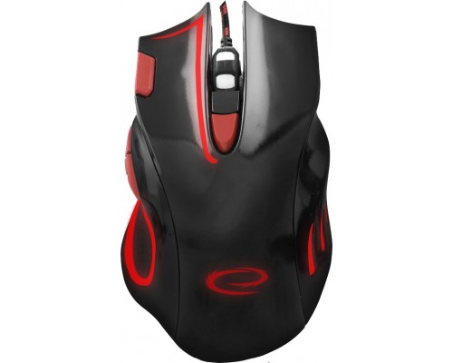 Мишка Esperanza MX401 Hawk black-red (EGM401KR)
