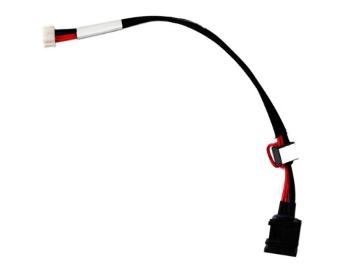 Роз'єм живлення ноутбука з кабелем для Toshiba PJ130 (5.5mm x 2.5mm), 4-pin, 16 см Универсальный (A49036)