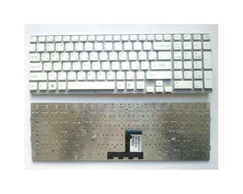 Клавіатура ноутбука Sony VPC-EC Series белая RU (A43361)
