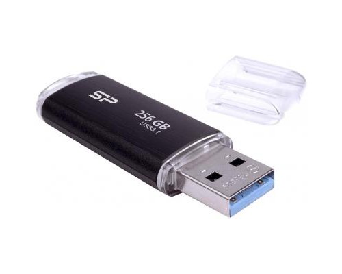 USB флеш накопичувач Silicon Power 256GB Blaze b02 Black USB 3.0 (SP256GBUF3B02V1K)