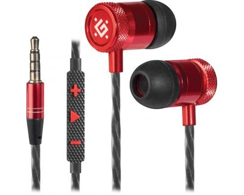 Навушники Defender Pollaxe Black-Red (64453)