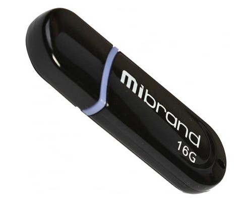 USB флеш накопичувач Mibrand 16GB Panther Black USB 2.0 (MI2.0/PA16P2B)