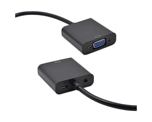 Перехідник ST-Lab HDMI male to VGA F (з кабелями аудіо і живлення від USB) (U-990)