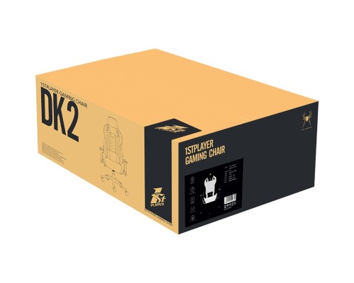 Крісло ігрове 1stPlayer DK2 Black-White