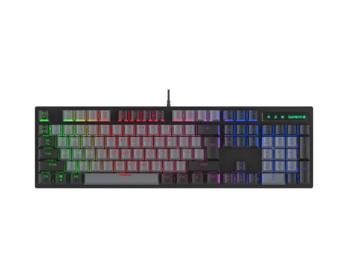 Клавіатура GamePro MK105B LED Blue Switch USB Black (MK105B)