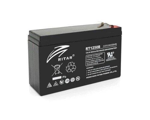 Батарея до ДБЖ Ritar AGM RT1250, 12V-5Ah (RT1250BL)