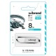 USB флеш накопичувач Wibrand 8GB Aligator White USB 2.0 (WI2.0/AL8U7W)