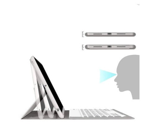 Чохол до планшета BeCover Keyboard Apple iPad 10.2 2019/2020/2021 Gray (711135)