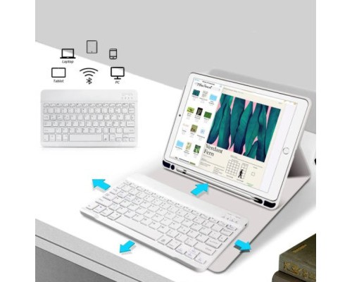 Чохол до планшета BeCover Keyboard Apple iPad 10.2 2019/2020/2021 Gray (711135)