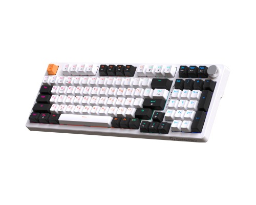 Клавіатура GamePro MK170W Hot-Swap Red Swich RGB USB UA White (MK170W)