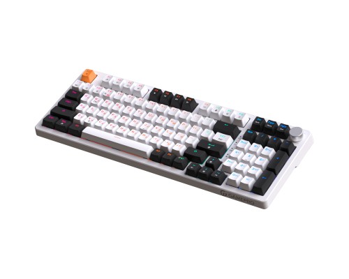 Клавіатура GamePro MK170W Hot-Swap Red Swich RGB USB UA White (MK170W)