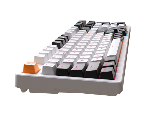 Клавіатура GamePro MK170W Hot-Swap Red Swich RGB USB UA White (MK170W)