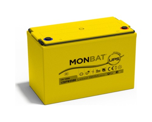 Батарея до ДБЖ MONBAT 12V-100Ah, AGM (12UPM3500)