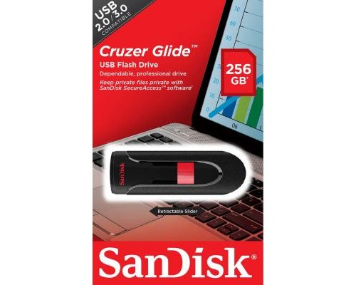 USB флеш накопичувач SanDisk 256GB Cruzer Glide USB 3.0 (SDCZ60-256G-B35)