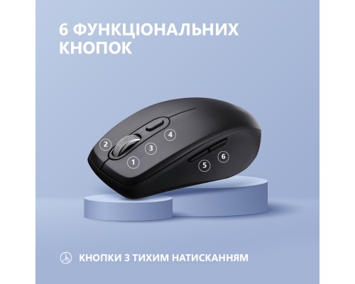 Мишка 2E MF225 Silent Wireless/Bluetooth Black (2E-MF225WBK)