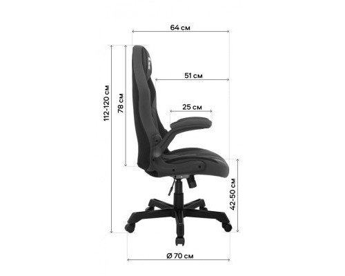 Крісло ігрове GT Racer X-2656 Black/Blue