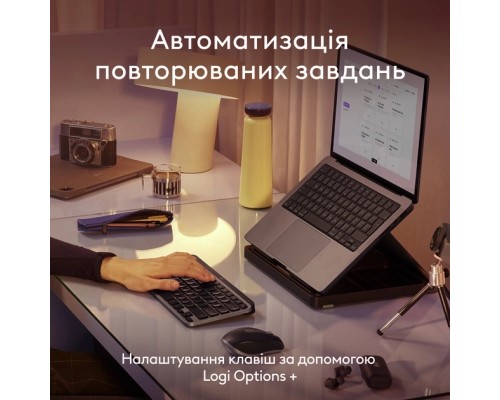 Клавіатура Logitech MX Keys Mini для MAC Wireless UA Space Grey (920-012652)