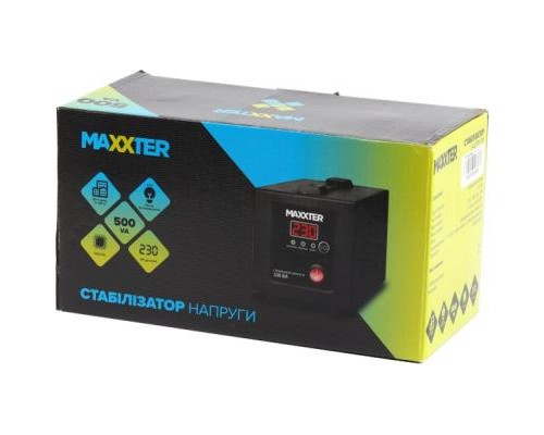 Стабілізатор Maxxter MX-AVR-E500-01