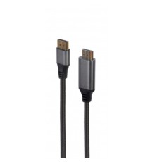 Кабель мультимедійний DisplayPort to HDMI 1.8m 4K 60Hz Cablexpert (CC-DP-HDMI-4K-6)