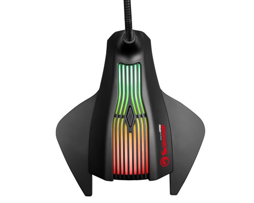 Мікрофон Marvo MIC-01 Multi-LED USB Black (MIC-01)