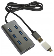Концентратор Maiwo USB 3.0 Type-A / Type-C to 7х USB3.0 (KH700)