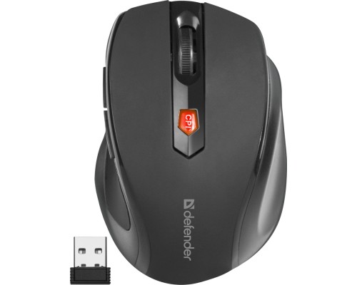 Мишка Defender Ultra MM-315 Wireless Black (52315)