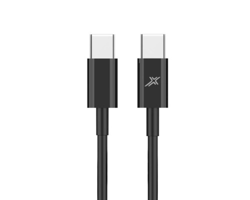 Дата кабель USB-C to USB-C 1.0m 20W CC-03B Black Grand-X (CC-03B)