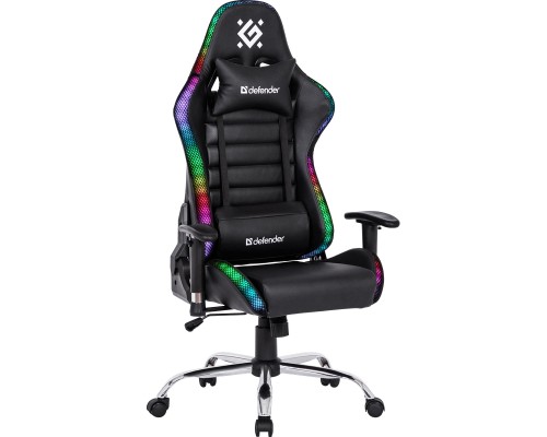 Крісло ігрове Defender Ultimate RGB Black (64355)