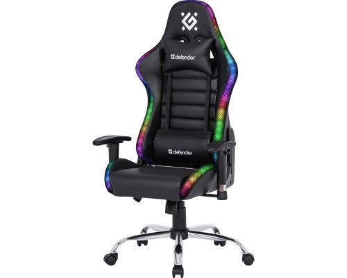 Крісло ігрове Defender Ultimate RGB Black (64355)