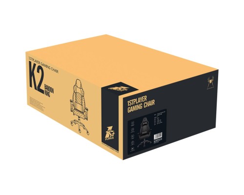 Крісло ігрове 1stPlayer K2 Black