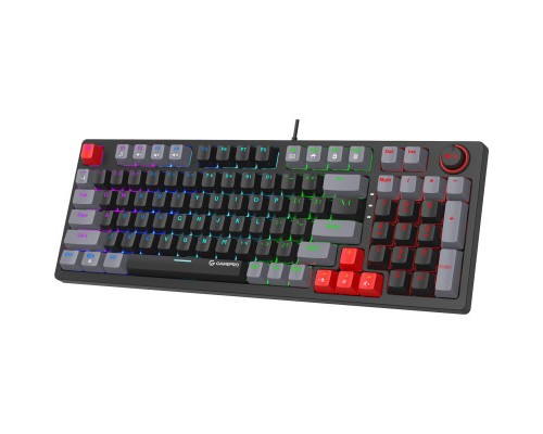 Клавіатура GamePro MK120B LED Blue Switches USB Black (MK120B)