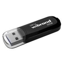 USB флеш накопичувач Wibrand 32GB Marten Black USB 3.2 Gen 1 (USB 3.0) (WI3.2/MA32P10B)