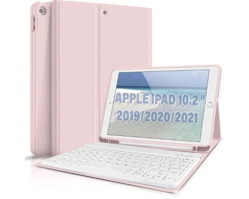 Чохол до планшета BeCover Keyboard Apple iPad 10.2 2019/2020/2021 Pink (711137)