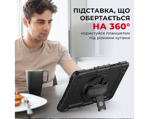Чохол до планшета AirOn Premium Samsung Galaxy Tab A9 Plus 11'' 2023 Black (4822352781121)