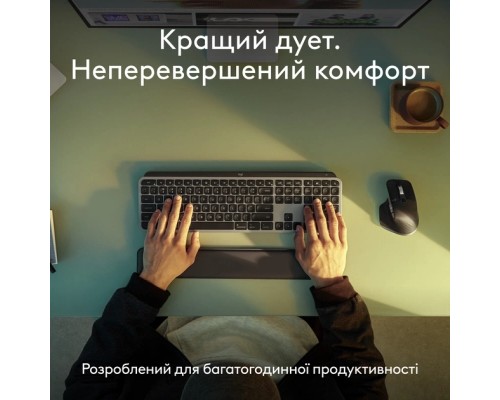 Комплект Logitech MX Keys S Combo для MAC Bluetooth/Wireles UA Space Grey (920-012845)