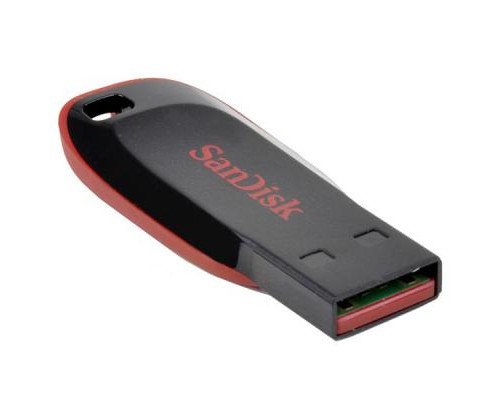 USB флеш накопичувач SanDisk 128GB Cruzer Blade USB 2.0 (SDCZ50-128G-B35)