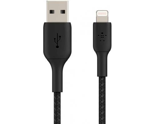 Дата кабель USB 2.0 AM to Lightning 2.0m Belkin (CAA002BT2MBK)