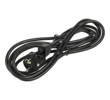 Кабель живлення C5 3.0m, 0.75mm Merlion (PC-186 CEE7/7-IECC5CCA30)