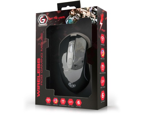 Мишка Gembird MUSGW-6BL-01 Wireless Black (MUSGW-6BL-01)
