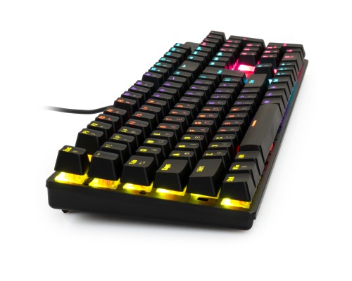 Клавіатура Vinga KBGM-101 LED Red Switch USB Black (KBGM-101 Black)